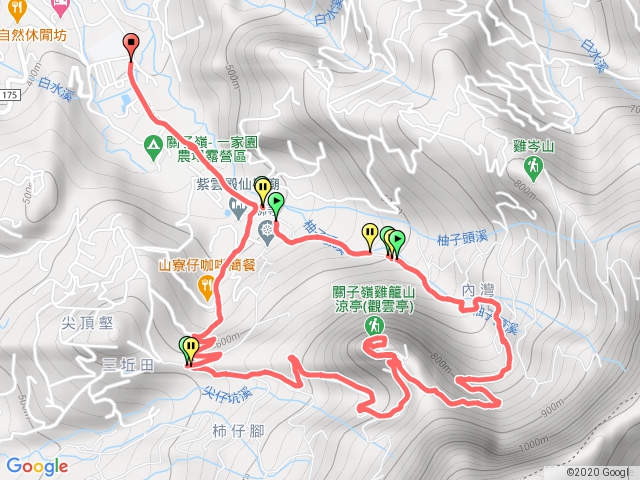 關仔嶺雞籠山O型環走