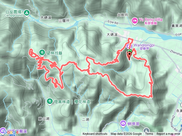 20260301宜蘭望龍埤燈篙林道挑夫古道8字型走