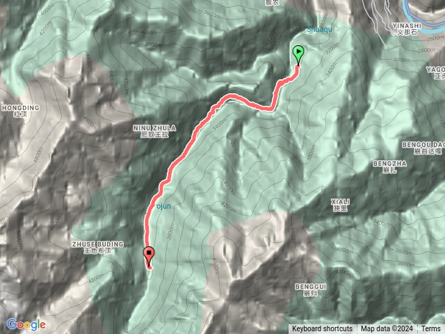 梅里北坡登山口竹林營地