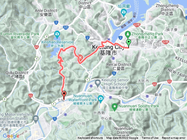 基隆_新山水庫經自強產業道路往七堵