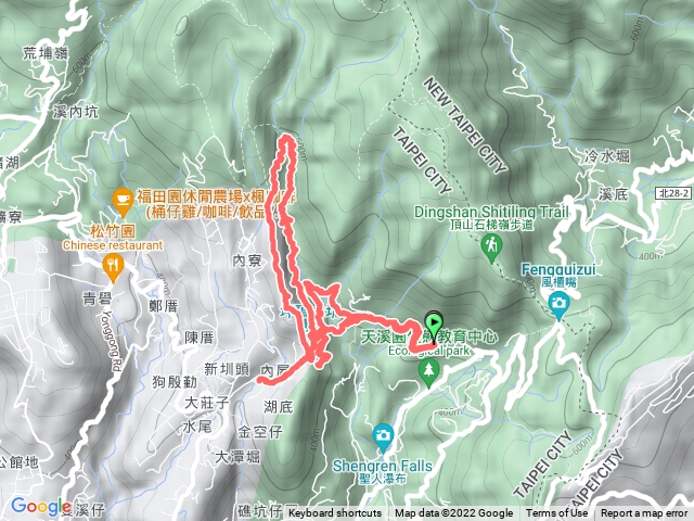 登峰圳➡️瑪礁古道➡️內雙溪古道➡️坪頂古圳