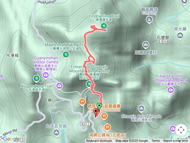 陵雲寺至觀音山硬漢嶺