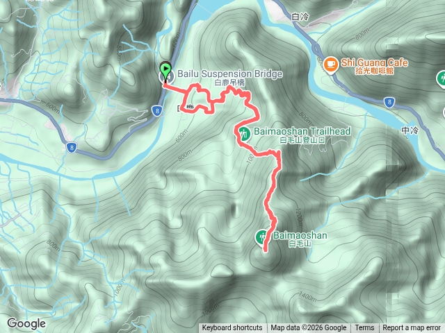 白毛山、白毛山北峰
