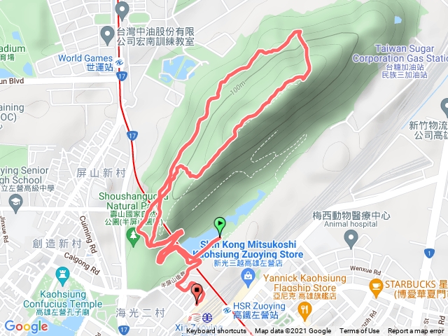 高雄左營半屏山