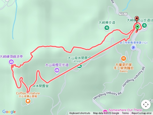 大崎棟古道，大山背山