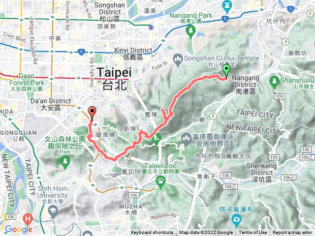 台北大縱走第六段