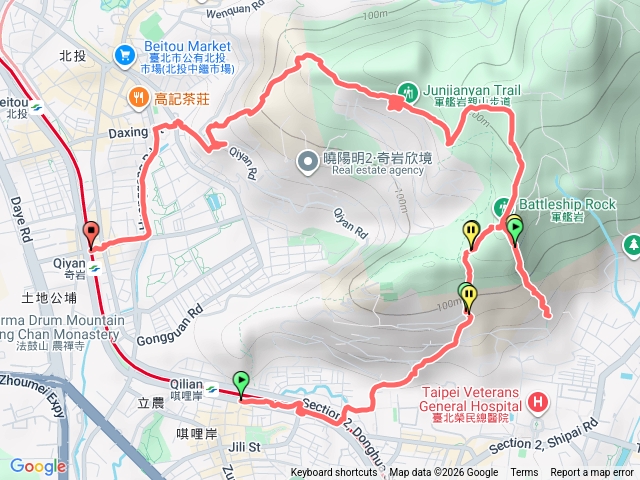 軍艦岩、丹鳳山步道預覽圖