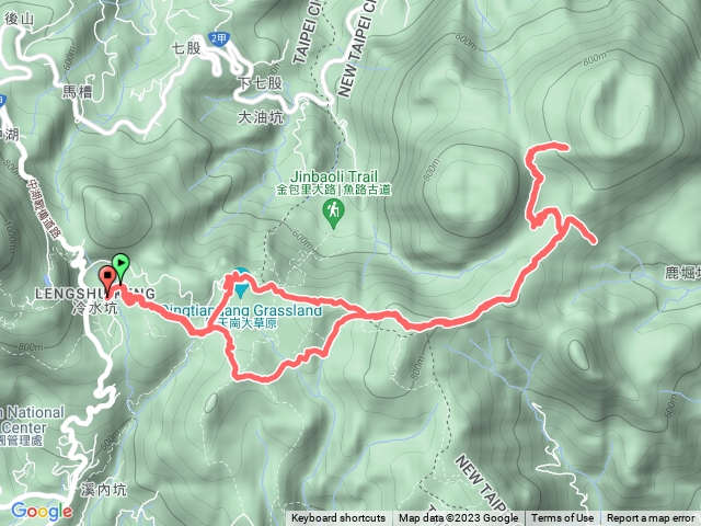 後湖底山-翠翠谷-磺嘴山（未竟）