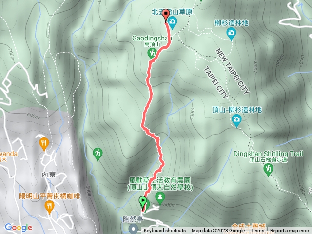 荷蘭古道到北五指山草原