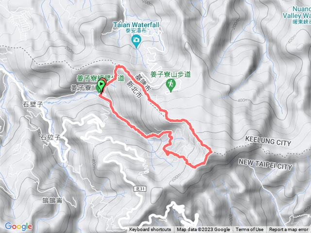 簡單駭客 姜子寮古道-三角點-旗尾崙O型