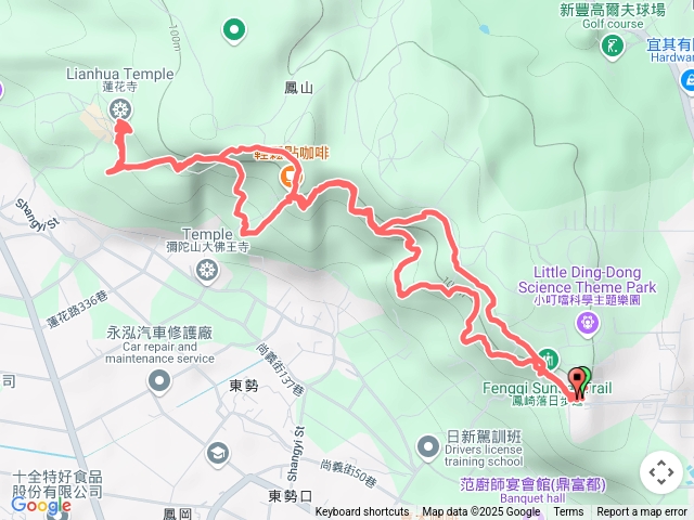 20241225 竹北 鳳崎落日步道