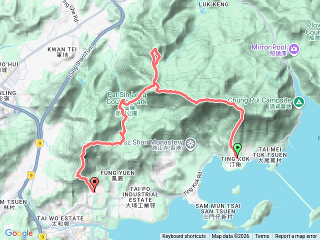 香港純陽峰～九龍坑山6連山蹤走