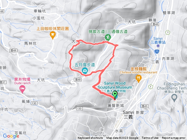 四月雪五月雪挑炭古道三達嶺慈濟山