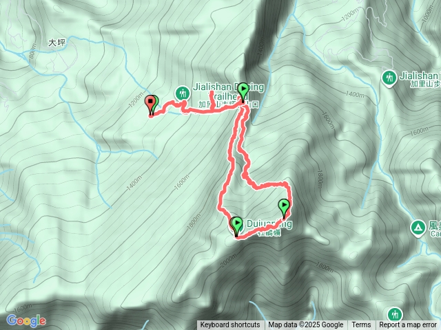 加里山（杜鵑嶺上中線下）
