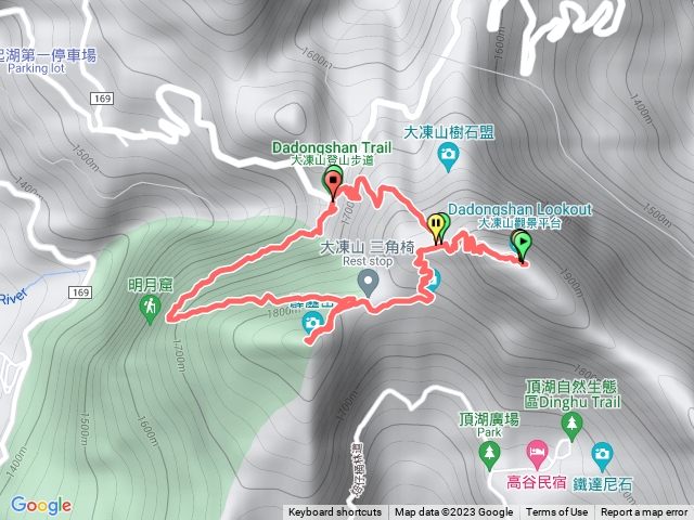 奮起湖大凍山霹靂山O型