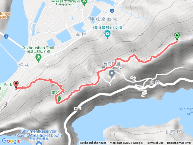 溪洲山（下山）