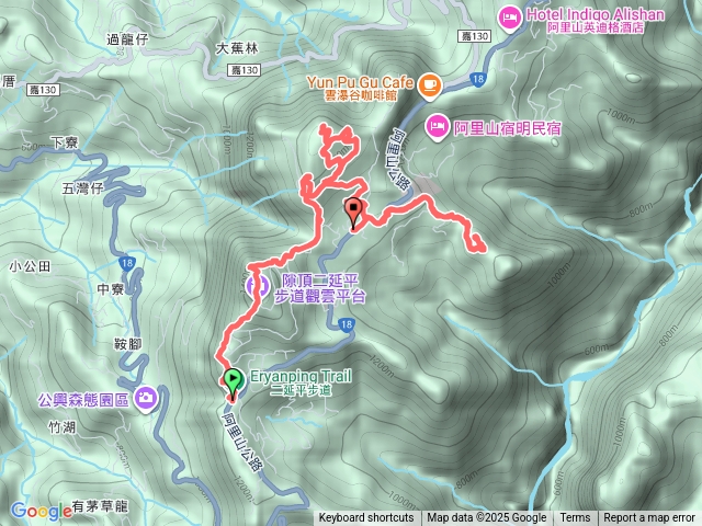 二延平山・隙頂山・隙頂山東南峰預覽圖