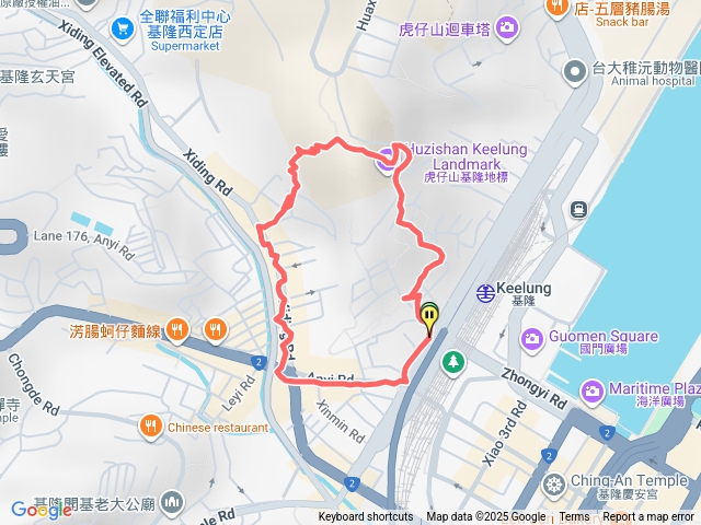 基隆地標虎仔山