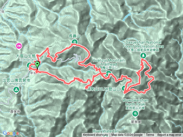 長壽山-稍來山-橫嶺山O繞預覽圖