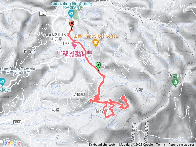 關子嶺大棟山步道走雞籠山來回+坐車到富野飯店