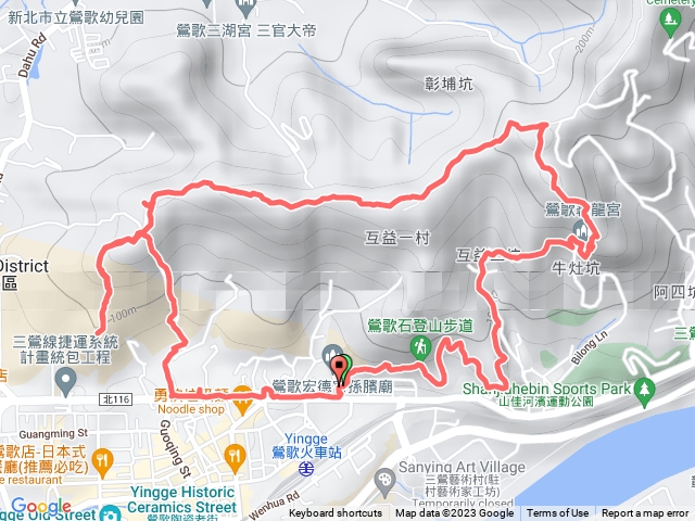 「步道悠遊」鶯歌石步道群小狗型