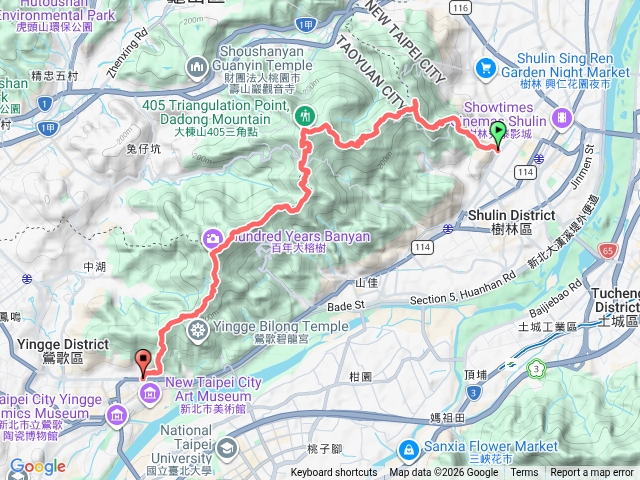 樹鶯縱走～微笑山線、大棟山預覽圖