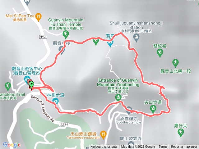 楓櫃斗湖步道-尖山步道-林稍步道