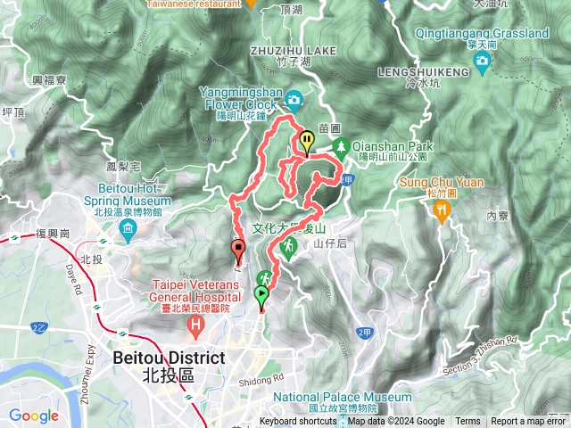 2024/7/28天母古道紗帽山橫嶺古道湖山湖底步道行義路