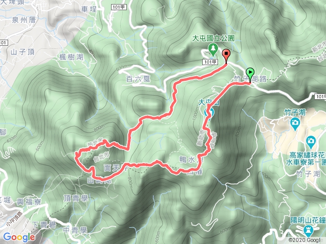 陽明山西段縱走