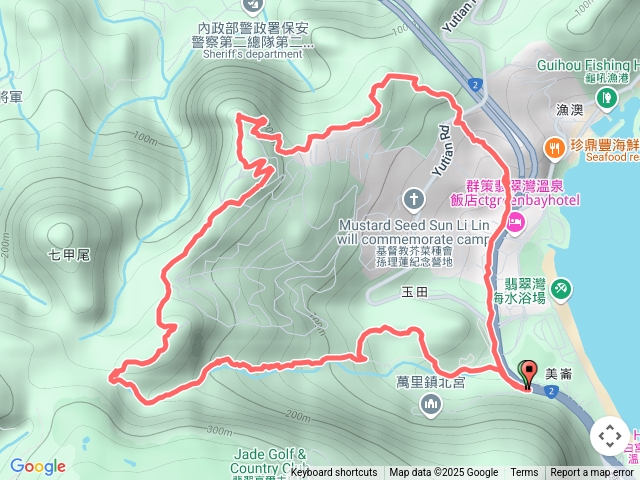 2025-04-19萬里玉田古道-北八斗山東南峰-北八斗山-神主嶺-神主嶺古道O行