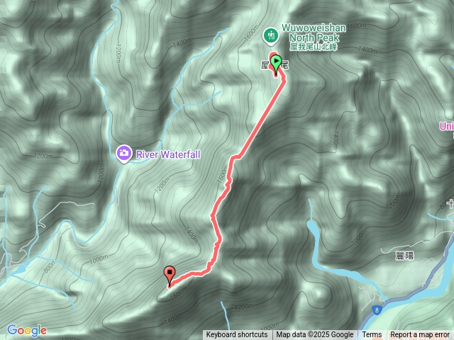 屋東縱走-北登山口到大道院預覽圖