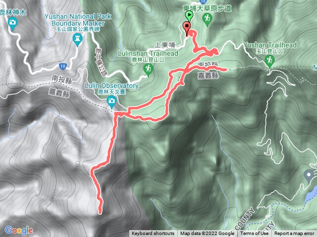 塔塔加五連峰 真鹿林山 石水山 鹿林前山 鹿林山 麟趾山