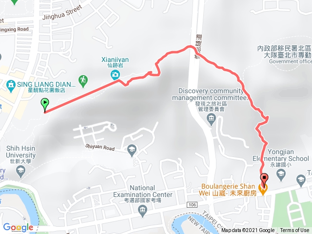 仙跡岩步道（景興路-光輝路）