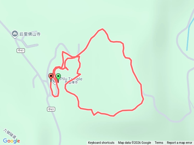 台中后里毗廬禪寺步道