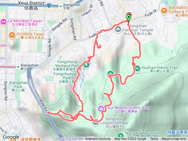 四獸山小O順走五分埔山預覽圖
