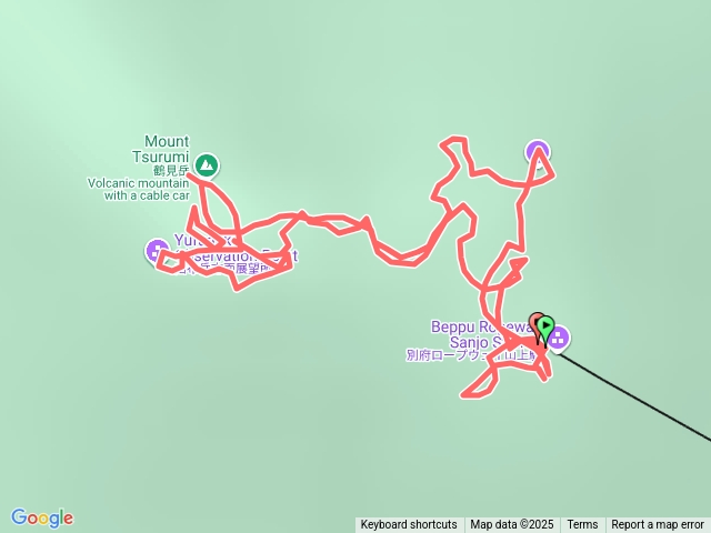 鶴見岳（鶴見山上站 七福神巡禮繞一圈）