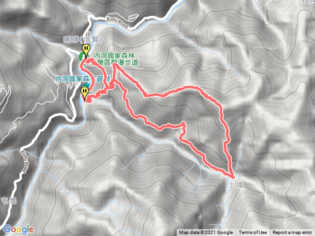 內洞 大保山西 多望來山 O形走