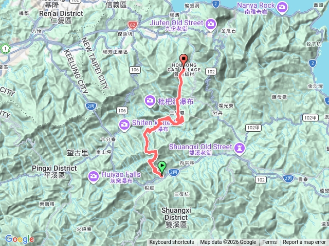 1150516雙溪平水越嶺大華出三貂嶺車站