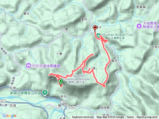 【苗栗~新竹】獅頭山連走→獅尾山→六寮山→猿山→水濂洞預覽圖