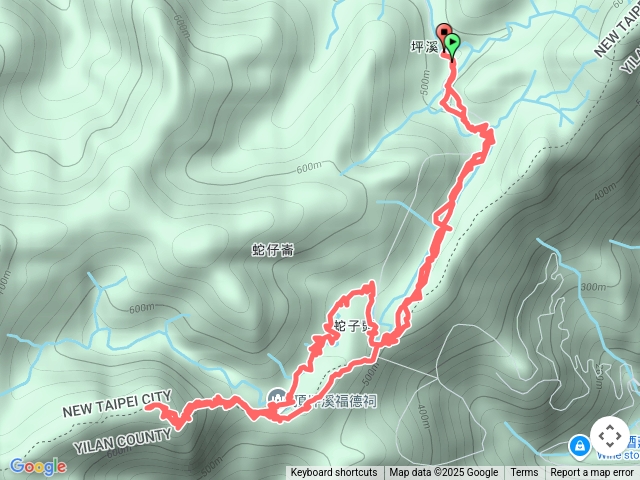 坪溪古道上太和山(陸路去，蛇子頭水路回）