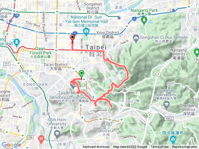 捷運麟光站中福山象山