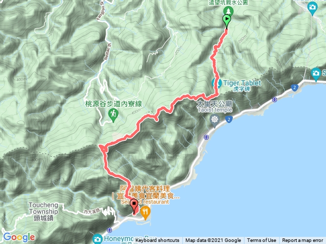 草嶺古道、桃源谷步道、大溪河濱公園