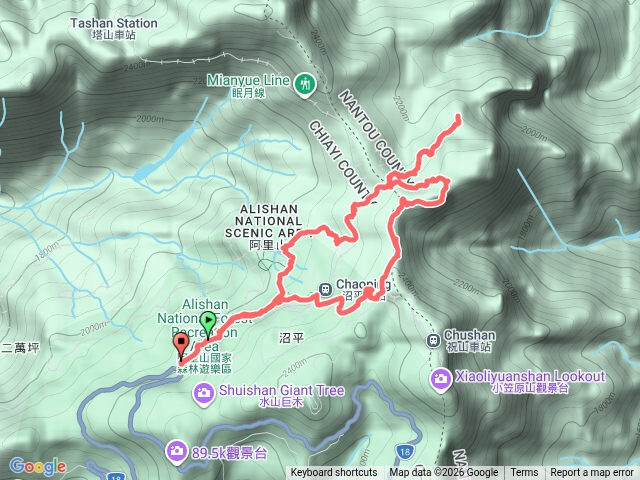 對高走神阿平台大塔路線轉運站預覽圖