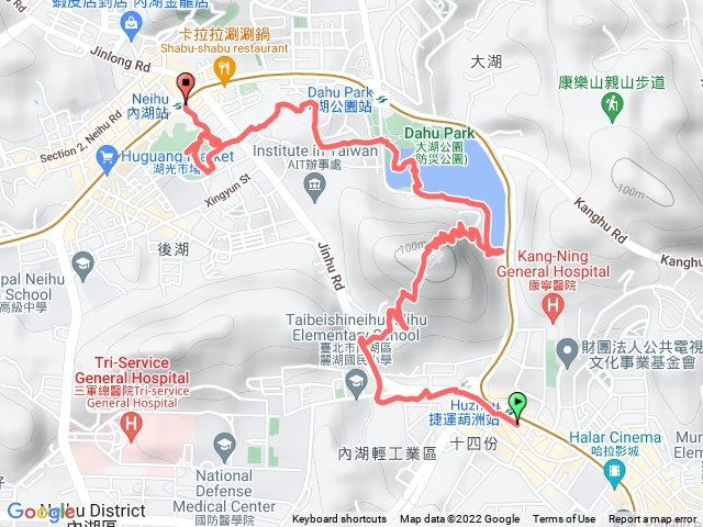 內湖白鷺鷥山、成功公園、清白公園登山步道1110404