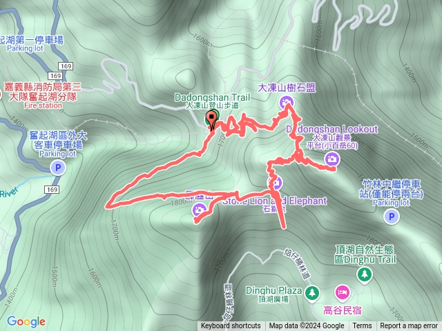 【奮起湖大凍山+霹靂山】編號#60小百岳預覽圖