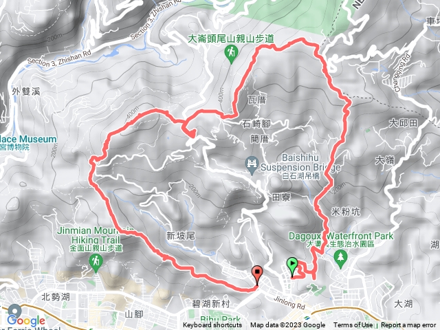 內湖十二峰縱走：碧山步道口-昇陽文化館