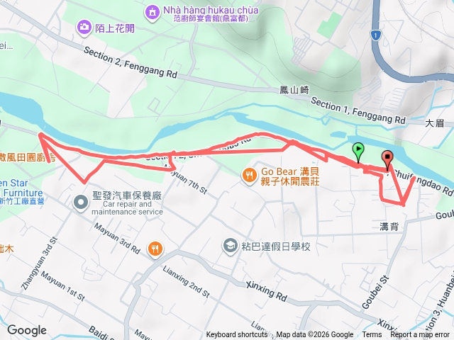 鳳山溪堤防步道健走