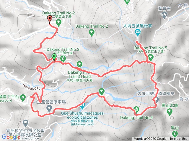 大坑山三號～四號