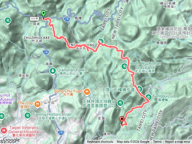 20261018-台北大縱走第三段-加強版10連峰大縱走-【巴拉卡公路入口→聖人橋】預覽圖