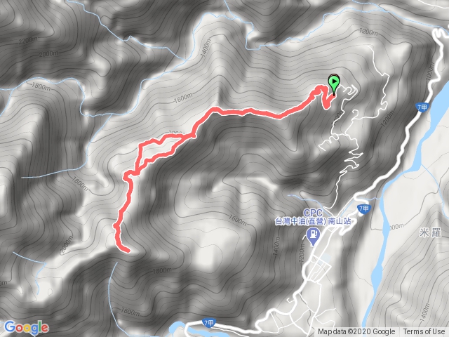 2020.10.02 米佐連走(米羅山→佐得寒山→米羅山)